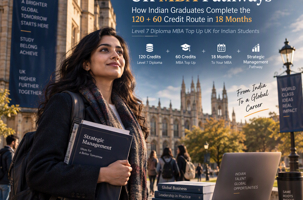 Level 7 Diploma MBA Top Up UK for Indian Students 2026